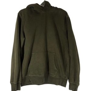 Gap Sweater Men’s Hoodie Long Sleeves Size Medium Pullover Pockets Brown =T